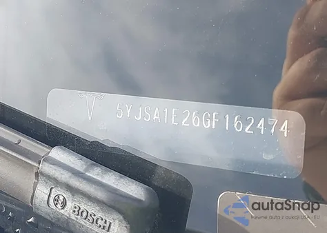 2016 Tesla Model S 60D/70D/75D/85D/90D из США, поврежденный, VIN 5YJSA1E26GF162474